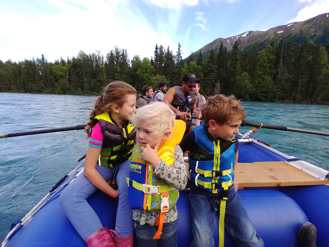 Floating on the Kenai River